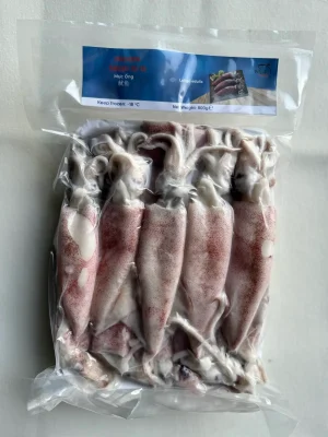 BLUE WHALE FOODS - FROZEN WHOLE SQUID SIZE 10/15 - 800GR (MỰC 10/15)