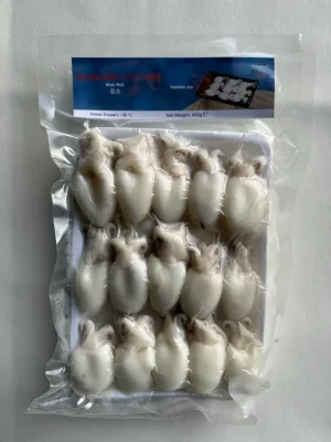 BLUE WHALE FOODS - FROZEN BABY CUTTLEFISH 400GR (MỰC NÚT)