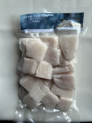 BLUE WHALE FOODS - FROZEN BASA PORTION 1KG (BASA CẮT MIẾNG)
