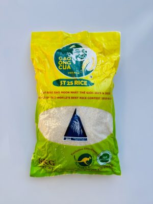 ONG CUA - PREMIUM ST25 JASMINE RICE 5KG (GẠO THƠM ST25 ÔNG CUA)