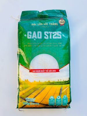 SOC TRANG - PREMIUM ST25 JASMINE RICE 10KG (GẠO THƠM ST25 SÓC TRĂNG)