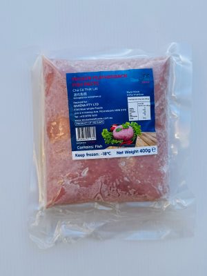 BLUE WHALE  FOODS- FROZEN FEATHERBACK FISH PASTE 400G (CHẢ CÁ THÁT LÁT)