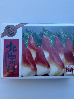 JAPAN - FROZEN JAPAN HOKKIGAI SASHIMI 45-50PCS -1KG (THỊT ỐC ĐỎ ĂN SASHIMI NHẬT BẢN)
