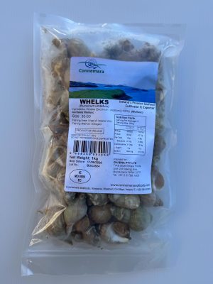 BLUE WHALE FOODS - FROZEN COOKED WHOLE WHELK 1KG (ỐC BULOT)