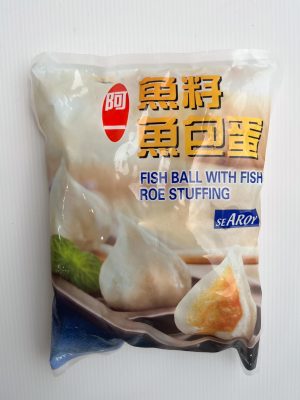SEAROY - FROZEN FISH BALL WITH FISH ROE STUFFING 500GR (CÁ VIÊN NHÂN TRỨNG CÁ)