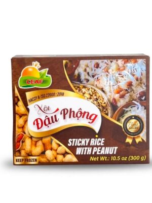 CEAF - FROZEN STICKY RICE WITH PEANUT 300GR (XÔI ĐẬU PHỘNG)