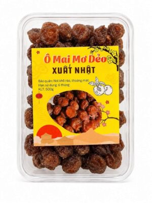 TRINH FOOD - SOFT DRIED JAPANESE APRICOT 500GR (Ô MAI MƠ DẺO XUẤT NHẬT)