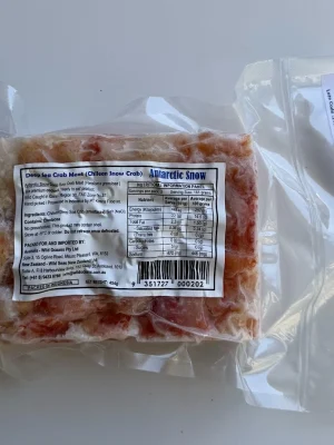 ANTARCTIC SNOW - FROZEN COOKED DEAP SEA CRAB MEAT INDONESIA 454GR (THỊT CUA TUYẾT CHILE)