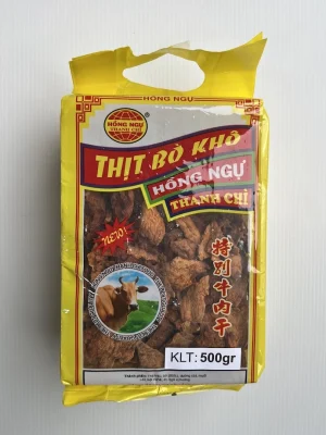 DRIED BEEF 500GR (THỊT BÒ KHÔ GIÒN HỒNG NGỰ)