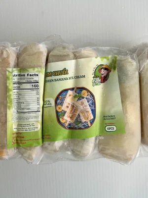 ELBE FOODIE - FROZEN BANANA ICE CREAM 6PCS (KEM CHUỐI ĐÔNG LẠNH)