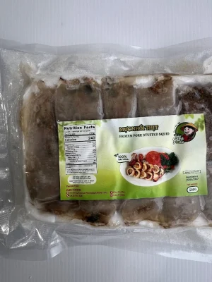 ELBE FOODIE - FROZEN PORK STUFFED SQUID 500GR (MỰC NHỒI THỊT)
