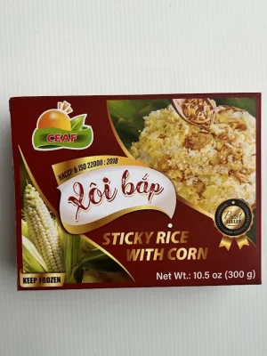 CEAF - FROZEN STICKY RICE WITH CORN 400GR (XÔI BẮP)