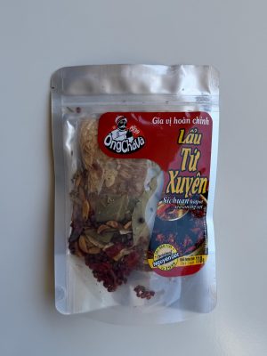 ONG CHA VA - SICHUAN HOTPOT SEASONING SET 110G (GIA VỊ LẨU TỨ XUYÊN)