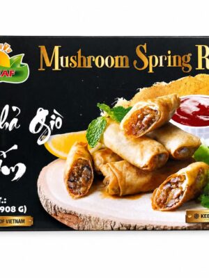 CEAF - FROZEN MUSHROOM SPRING ROLLS 908G (CHẢ GIÒ NẤM)