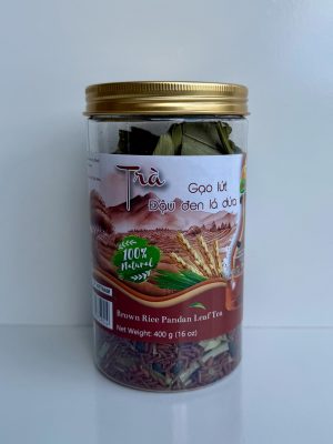CEAF - BROWN RICE PANDAN LEAF TEA 400G (TRÀ GẠO LỨT ĐẬU ĐEN LÁ DỨA)