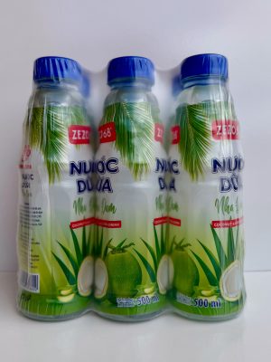 SOFT DRINK - ZEZO 68 COCONUT & ALOE VERA DRINK 6PCS - 500ML (NƯỚC DỪA NHA ĐAM)