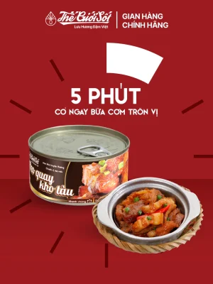 THE GIOI SOT - BRAISED CARAMELIZED ROASTED PORK VIETNAMESE-STYLE 180G (HEO QUAY KHO TÀU) 10 thit kho tau 02 1755834615404