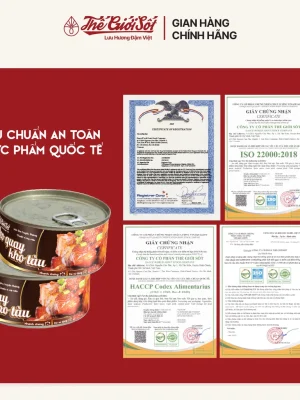 THE GIOI SOT - BRAISED CARAMELIZED ROASTED PORK VIETNAMESE-STYLE 180G (HEO QUAY KHO TÀU) 12 thit kho tau 05 1755834620337