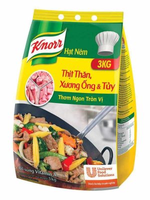 KNORR - PROFESSIONAL PORK LOIN & BONE MARROW SEASONING 3KG (HẠT NÊM THỊT THĂN XƯƠNG ỐNG & TỦY)