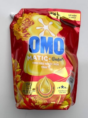 OMO MATIC + COMFORT EXQUISITE FLOWER ESSENTIAL OIL 3.6KG (OMO MATIC + COMFORT TINH DẦU NƯỚC HOA TINH TẾ)