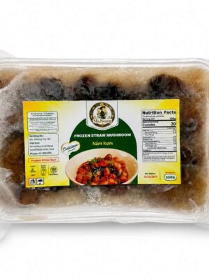 MS.NOANG - FROZEN STRAW MUSHROOM 500G (NẤM RƠM)