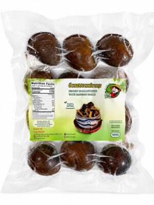 ELBE FOODIE - FROZEN SNAILS STUFFED WITH BAMBOO SNAILS 5-12PCS (ỐC BƯƠU NHỒI THỊT)