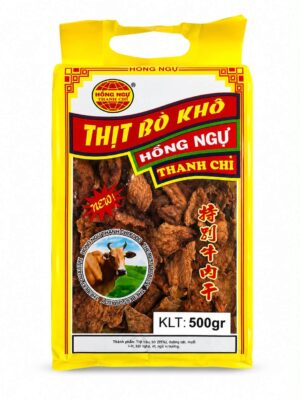 HONG NGU - DRIED BEEF 500GR (THỊT BÒ KHÔ GIÒN HỒNG NGỰ)