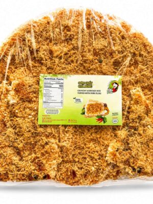 ELBE FOODIE - CRISPY RICE TOPPED WITH PORK FLOSS 500GR (CƠM CHÁY CHÀ BÔNG)