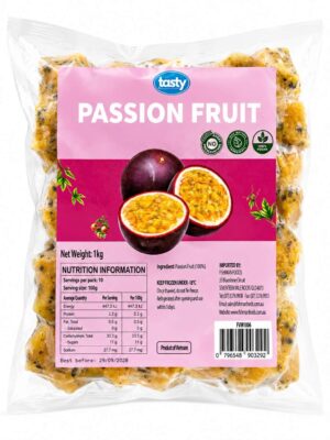 TASTY - FROZEN PASSION FRUIT 1KG (CHANH DÂY ĐÔNG LẠNH)