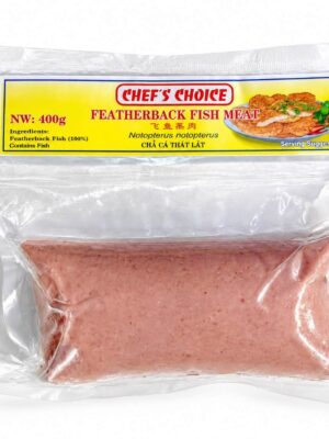CHEF'S CHOICE - FROZEN FEATHERBACK FISH MEAT 400G (CHẢ CÁ THÁT LÁT)