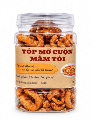 TRINH - CRISPY PORK FAT WITH GARLIC & CHILI FISH SAUCE 250G (TÓP MỠ MẮM TỎI)