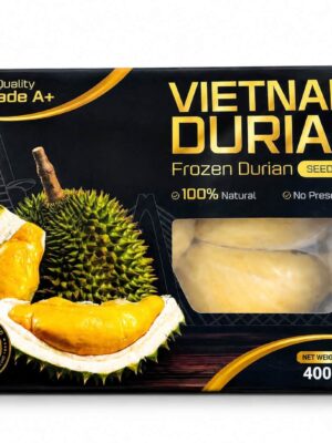 VN TOPFOOD - FROZEN MONTHONG DURIAN SEEDLESS MONTHONG 400GR (SẦU RIÊNG MONGTHONG VIỆT NAM KHÔNG HẠT)