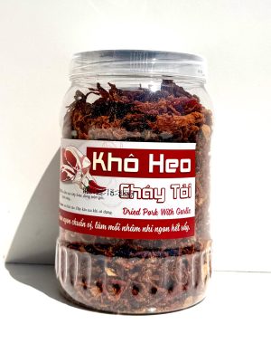 TRINH - DRIED PORK WITH GARLIC 500G (KHÔ HEO CHÁY TỎI)