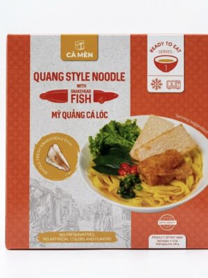 CAMEN - FROZEN QUANG STYLE NOODLE WITH SNAKEHEAD FISH 260G (MỲ QUẢNG CÁ LÓC)