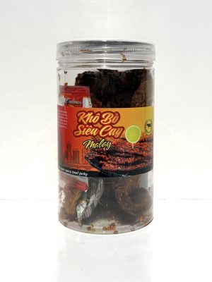 TRINH - MALAYSIAN EXTRA SPICY BEEF JERKY 300G (KHÔ BÒ SIÊU CAY MALAYSIA)