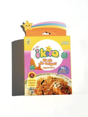 IKIRO - RICE SEASONING TERIYAKI SALMON FLAVOR 24G - SUITABLE FOR 1+ YEARS OLD (GIA VỊ RẮC CƠM CHO BÉ VỊ CÁ HỒI SỐT TERIYAKI)
