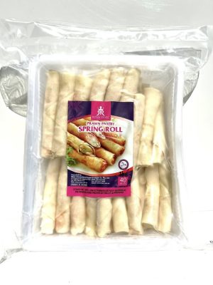 ROYAL PEARL - FROZEN PRAWN PASTRY SPRING ROLL 40PCS - 1KG (CHẢ GIÒ DÀI)