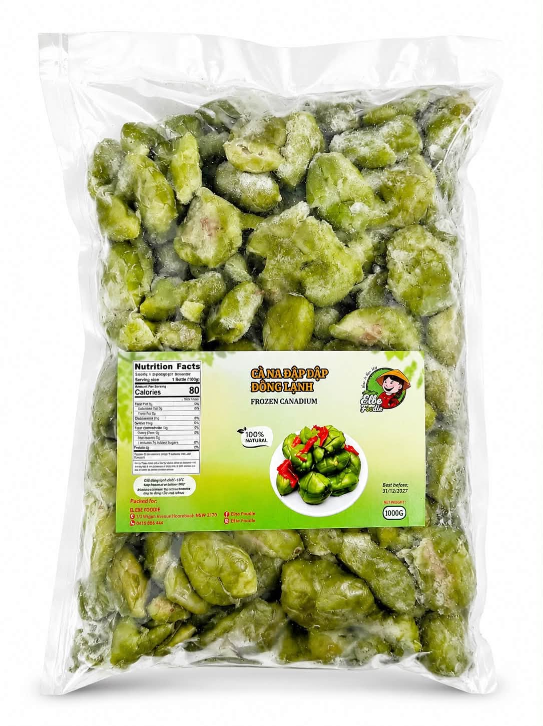 ELBE FOODIE - FROZEN CANADIUM 1KG (CÀ NA ĐẬP DẬP ƯỚP SẲN) 1 769309515 122312993558064784 6654060555842388782 n