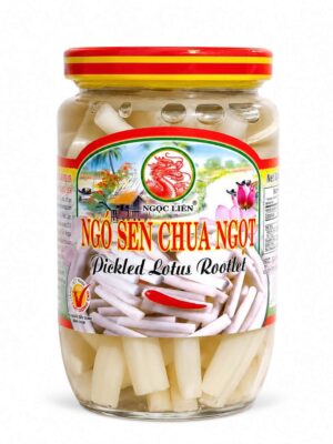 NGOC LIEN - PICKLED LOTUS ROOTLET 365G (NGÓ SEN CHUA NGỌT)