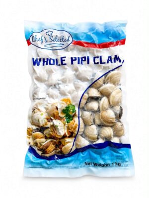 CHEF'S SELECTED - FROZEN WHOLE PIPI CLAM 1KG (NGHÊU NGUYÊN CON)