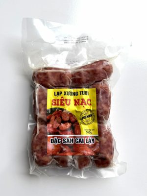 CAI LAY - LEAN FRESH PORK SAUSAGE 500G (LẠP XƯỞNG SIÊU NẠC)