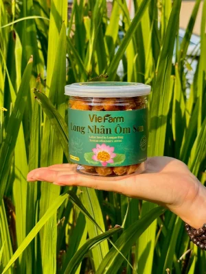 VIEFARM - DRIED LOTUS WRAPPED LONGAN 200G (LONG NHÃN ÔM SEN) 8 vn 11134207 820l4 mijyxtuibua0f8