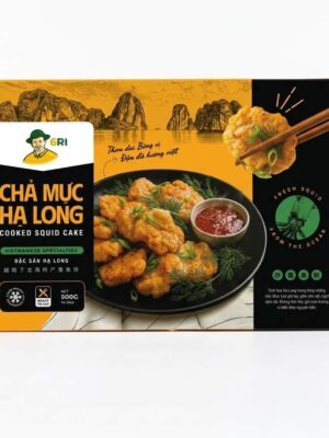 6RI - FROZEN COOKED SQUID CAKE 500G (CHẢ MỰC HẠ LONG)