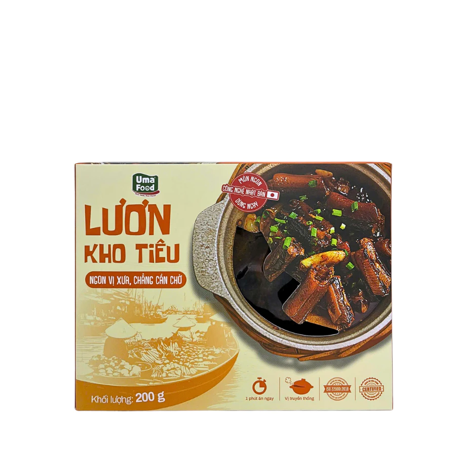 UMA FOOD - FROZEN PEPPER BRAISED EEL 200G (LƯƠN KHO TIÊU) 1 vn 11134207 820l4