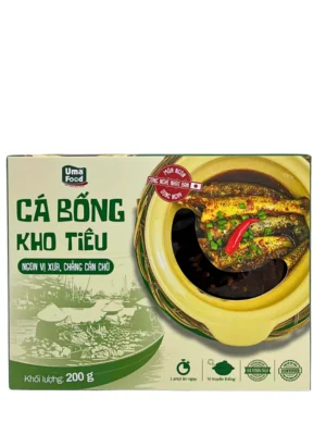 UMA FOOD - FROZEN PEPPER BRAISED GOBY FISH 200G (CÁ BỐNG KHO TIÊU)