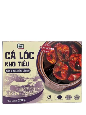 UMA FOOD - CLAYPOT BRAISED SNAKEHEAD FISH 200G (CÁ LÓC KHO TỘ)