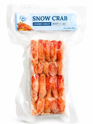 TASTY - FROZEN COMBO MEAT BODY & LEG OF SNOW CRAB 300G (THÂN VÀ CHÂN CUA TUYẾT THỊT)