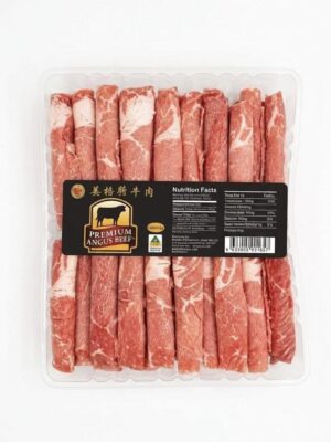 FFZ - FROZEN PREMIUM ANGUS BEEF ROLL 1KG (THỊT BÒ ANGUS CẮT LÁT THƯỢNG HẠNG)