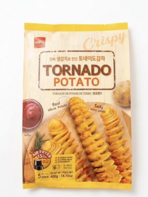 WANG KOREA - FROZEN TORNADO POTATO 400G (XIÊN KHOAI TÂY XOẮN CẮT LÁT)