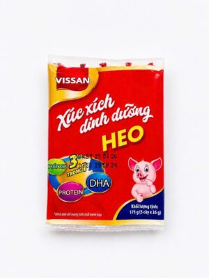 VISSAN – PORK SAUSAGES 35G X 5PCS – 175G (XÚC XÍCH HEO)